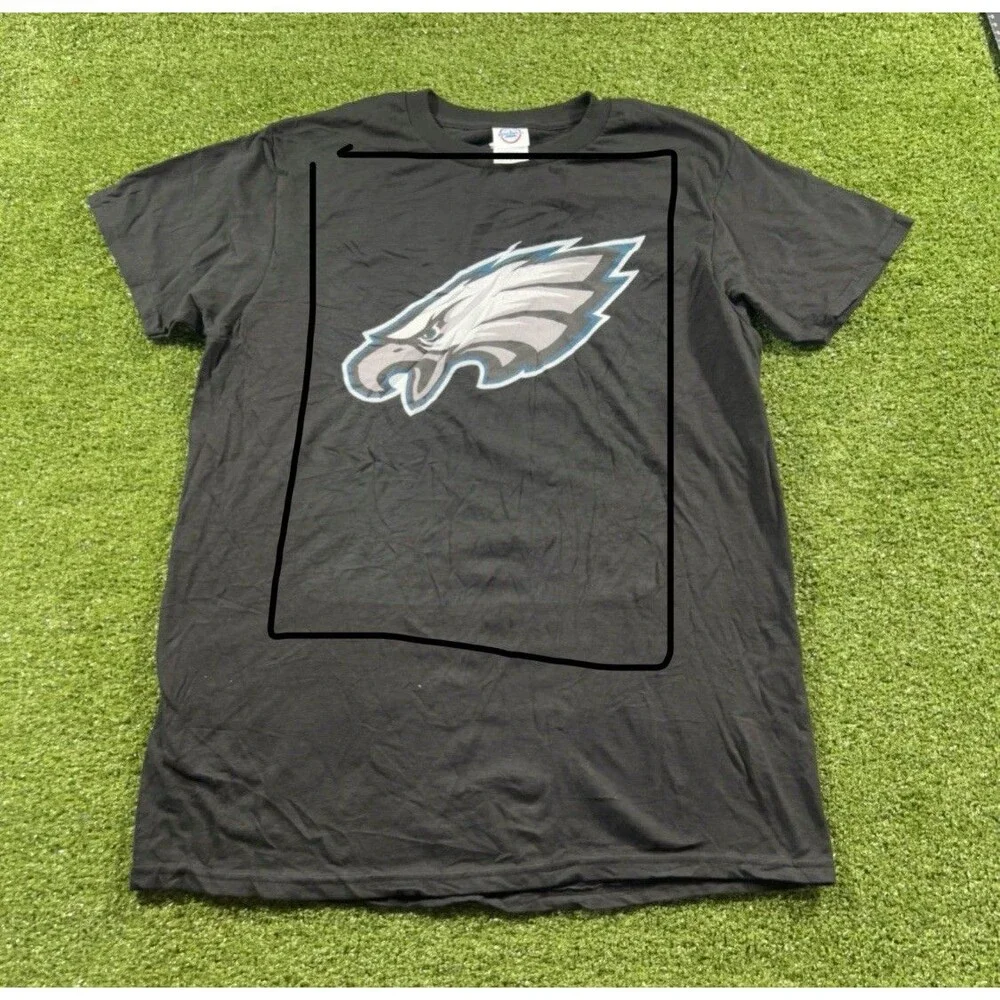 Philadelphia Eagles Fanatics Men's Black T-Shirt M Short Sleeve NWOT